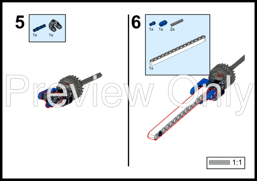 LEGO MOC Turbofan Jet Engine by mr_majczel Rebrickable Build with LEGO