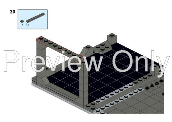 LEGO MOC-29389 Death Star Security Command Center with Hallway MOC