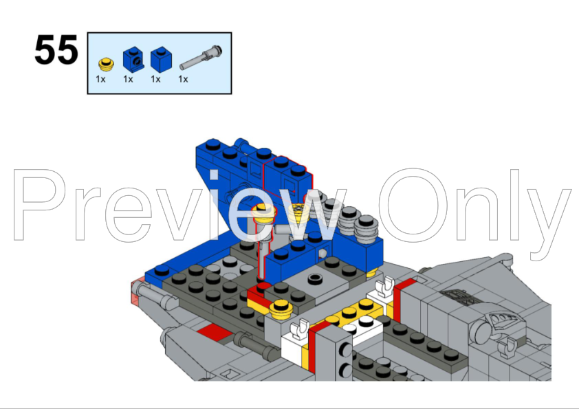 Classic Space Reconnaissance Craft NLL954 LEGO MOC PDF Instructions Manual