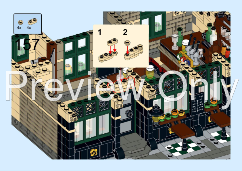 LEGO MOC Lion Pub by simon84 | Rebrickable - Build with LEGO