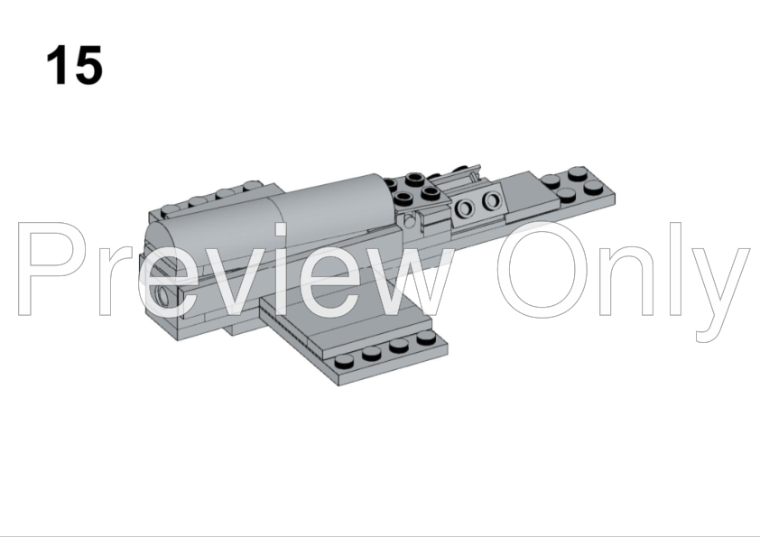 LEGO MOC A-10 Warthog Microfig Scale by JustOneMoreBrick | Rebrickable ...