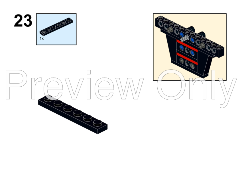 LEGO MOC Single hook for crawler crane by virgule972