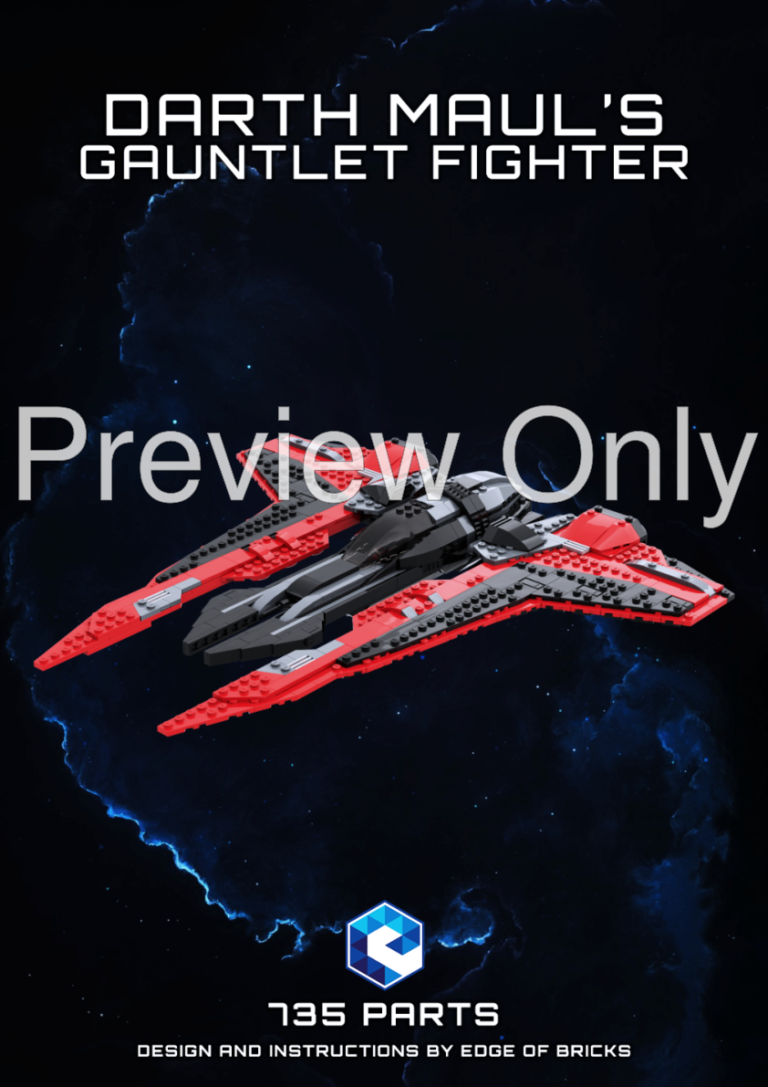 lego darth maul gauntlet fighter
