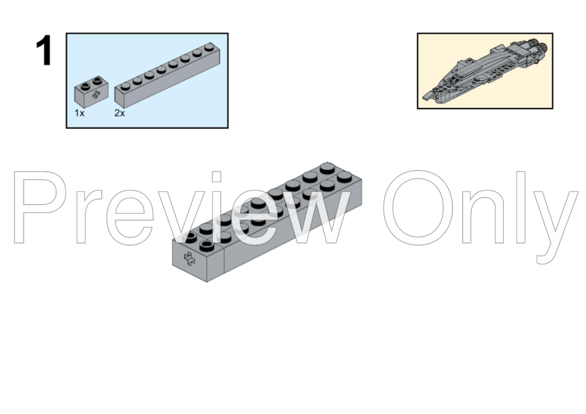 LEGO MOC F/A18F Super Hornet Microfig Scale by JustOneMoreBrick ...