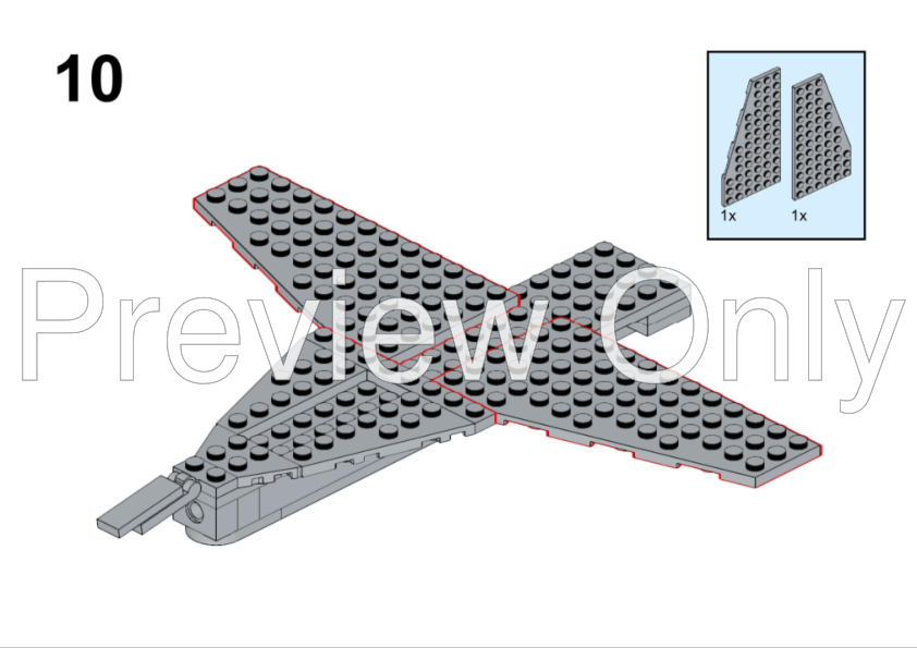 LEGO MOC F/A18F Super Hornet Microfig Scale by JustOneMoreBrick ...