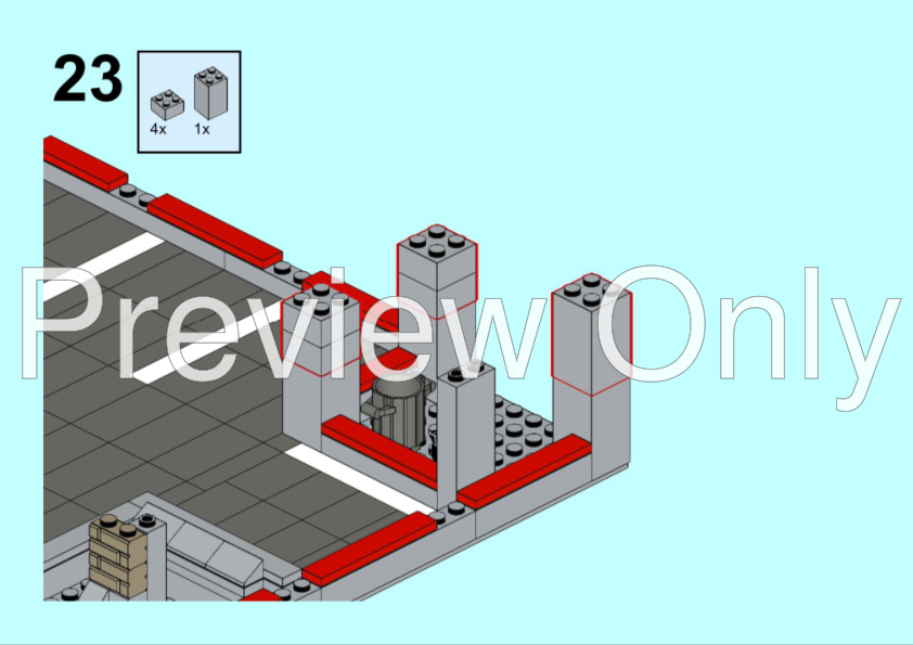 LEGO MOC Modular Car Parking Garage by Jhobbs | Rebrickable - Build with LEGO