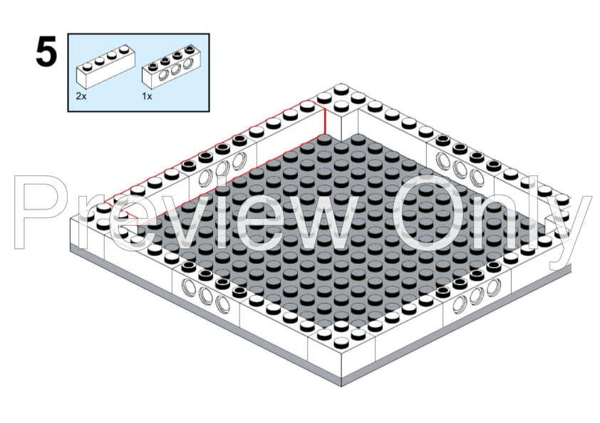 MOC Instructions (PDF) Modular City Las Vegas (Build from 11