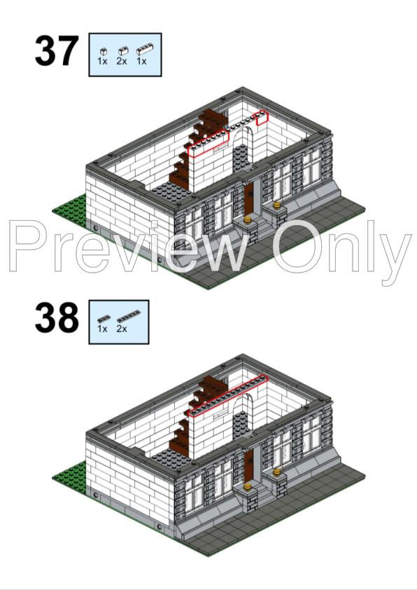 LEGO MOC Sanctum Sanctorum with gallery in the First Floor by Der