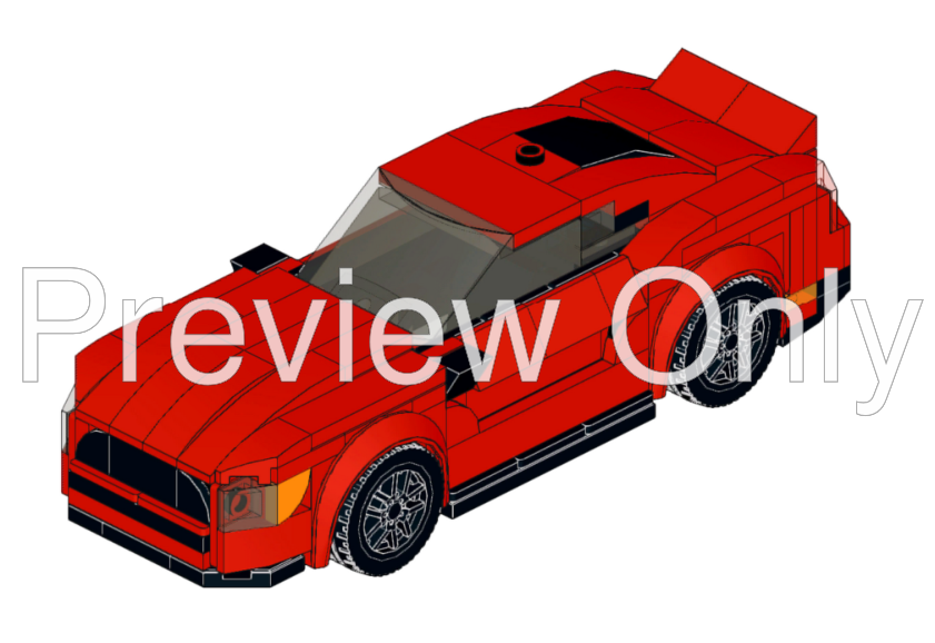 LEGO MOC NFS Ford Mustang GT S550 2015 by Igor X Rebrickable
