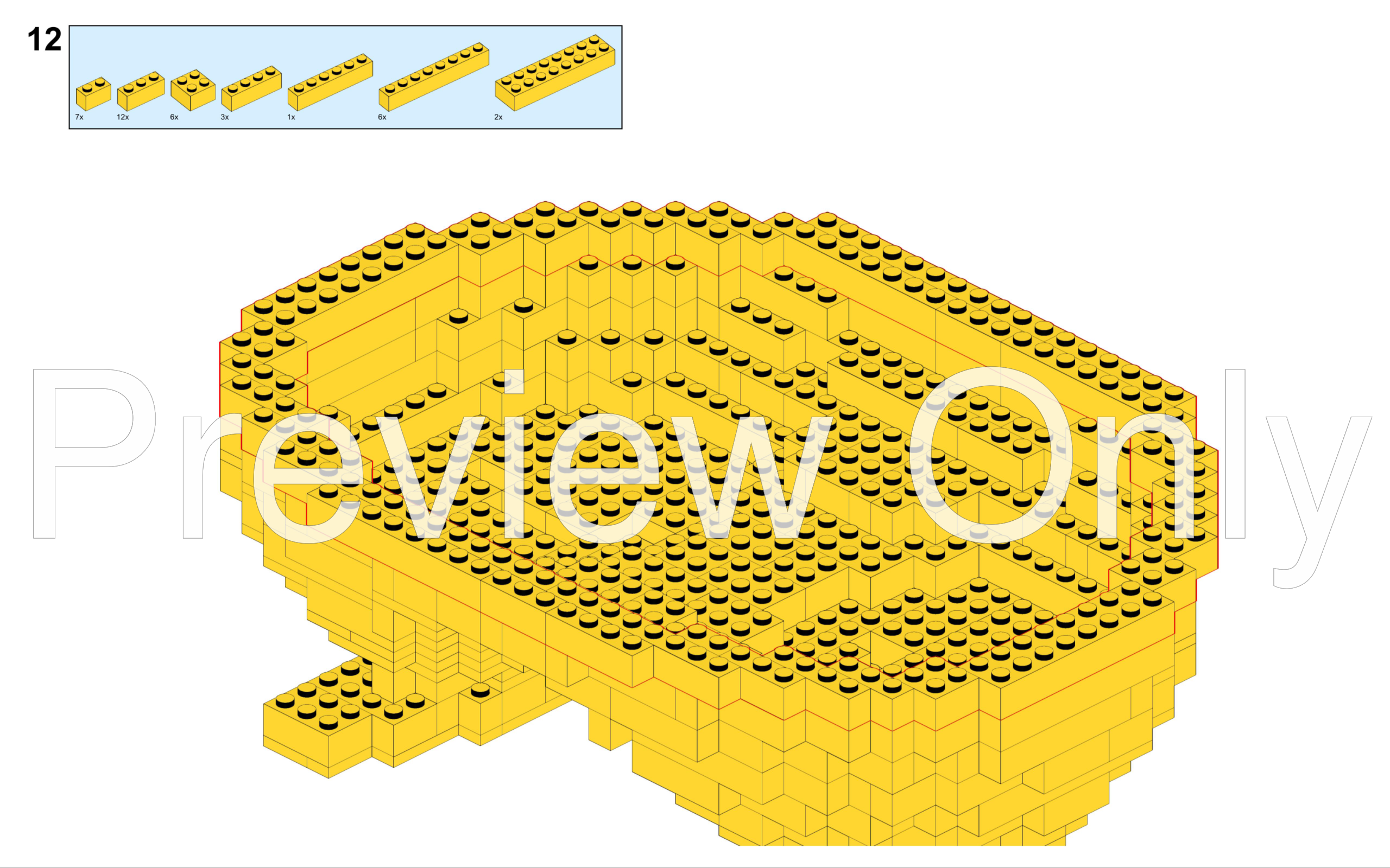 LEGO MOC Pikachu by bbchai  Rebrickable - Build with LEGO