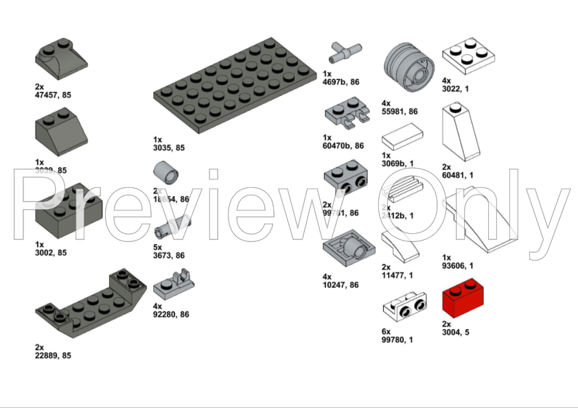 LEGO MOC-38604 [freemium] Flying Car - 31087 by modelar