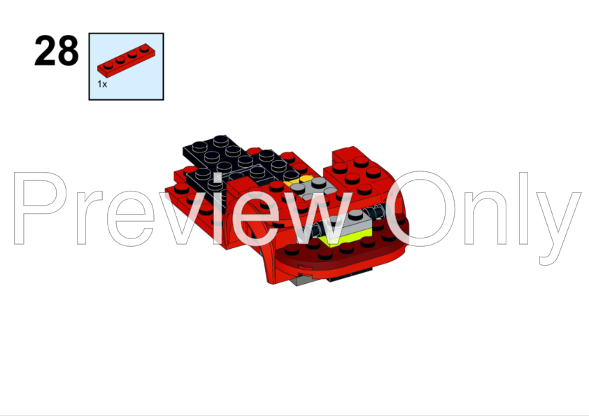LEGO MOC PORSCHE® 911 Turbo Red by evobrick