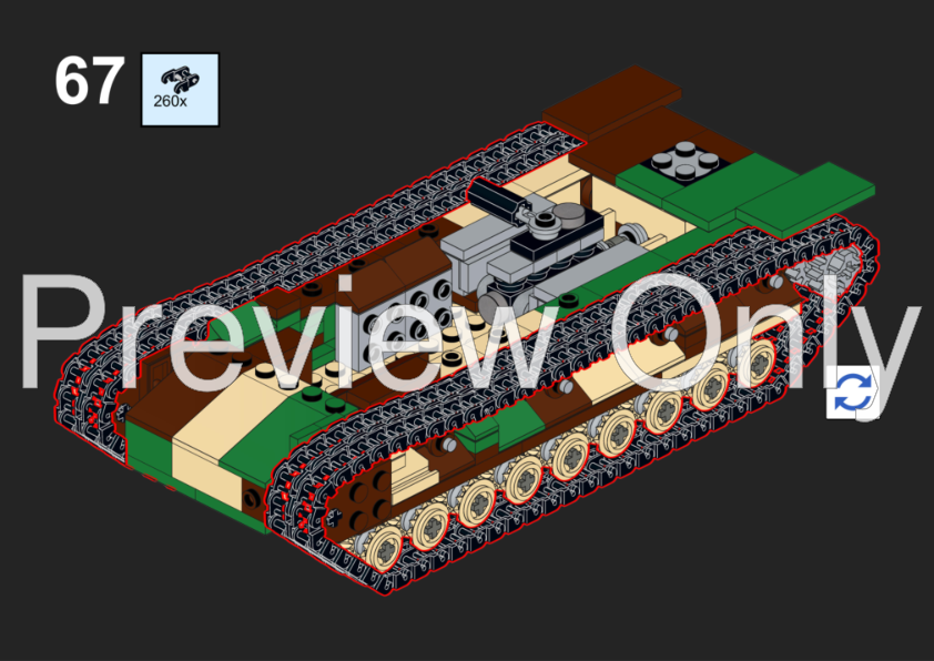 LEGO MOC 1:35 Type 95 Ro-Go, Japanese Heavy Tank by super_cacti