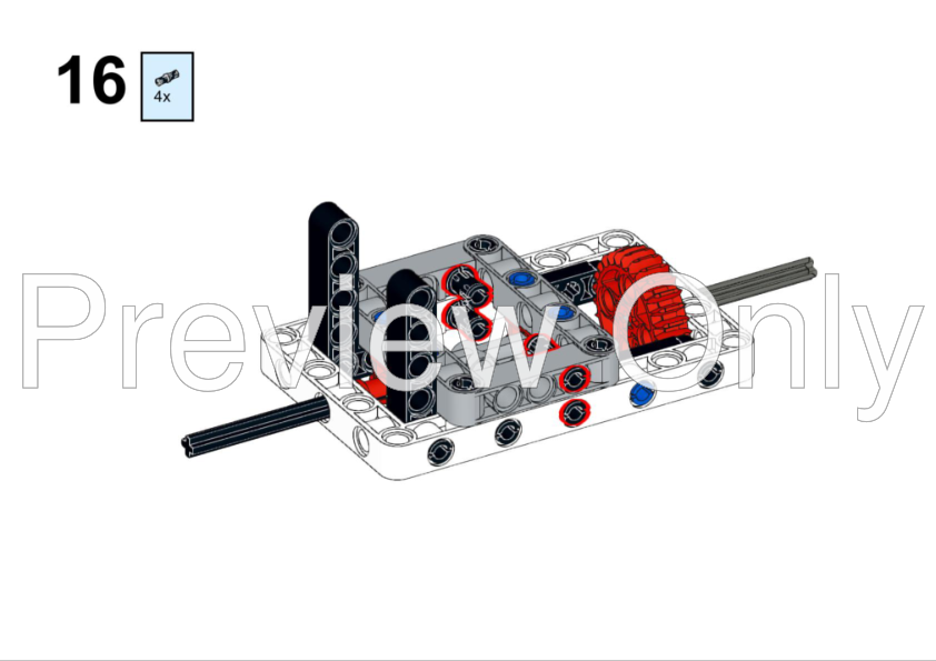 LEGO MOC-39954 42109 C model - Top gear off-road truck by msk6003