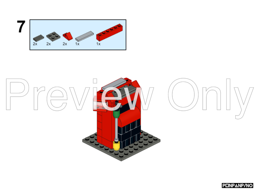 LEGO MOC-41717 Vespa P150X (10258 Alternate Build) by PONPANPINO