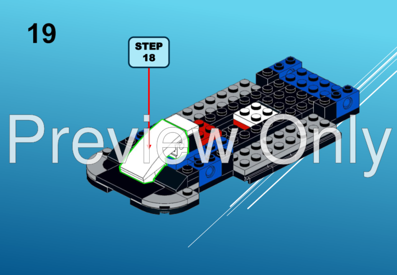 LEGO MOC-42690 Audi R18 e-tron quattro in 8 Stud Wide Style by