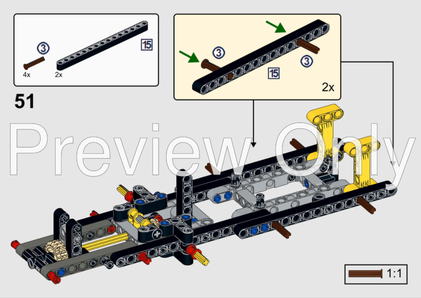 LEGO MOC-43434 42108 American Tow Truck - alternate build by