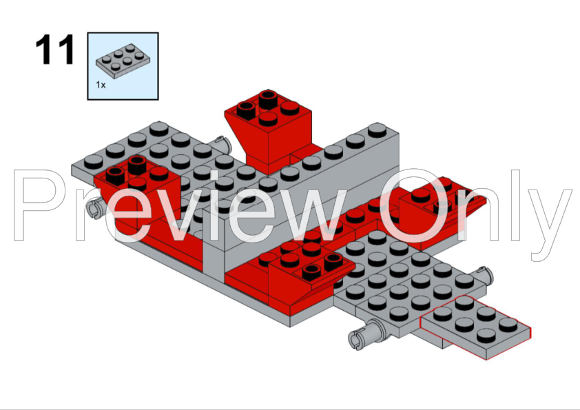 LEGO MOC Island Rescue Hummer H1 by Artifice Rebrickable Build