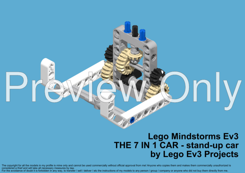 LEGO MOC Lego Ev3 The 7 in 1 Car by legoev3projects | Rebrickable 
