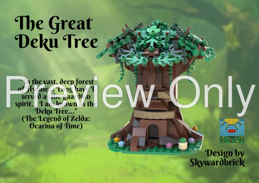LEGO IDEAS - The Legend of Zelda: Ocarina of Time - The Great Deku Tree