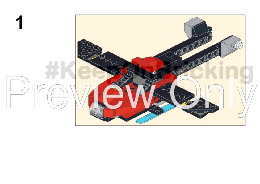 LEGO MOC 60222 Sky Glider by Keep On Bricking Rebrickable