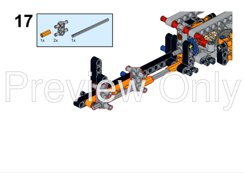 Lego technic hot discount rod instructions 42093