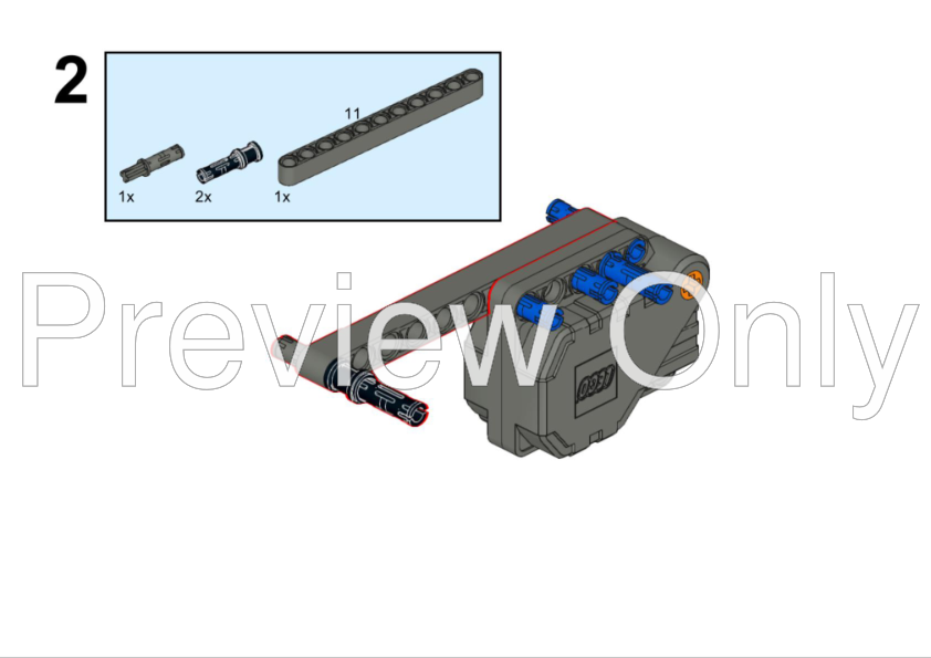 LEGO MOC PullBack F1 Race Car 'JMT Factorial One' by JMT Lego