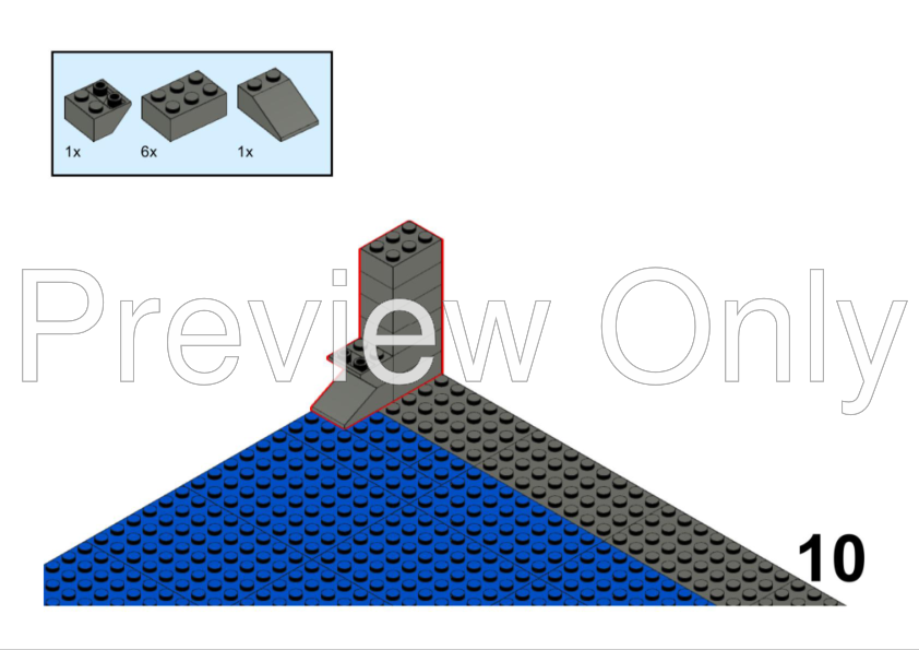 PDF Istruzioni Instruction MOC stanche da pietre LEGO 