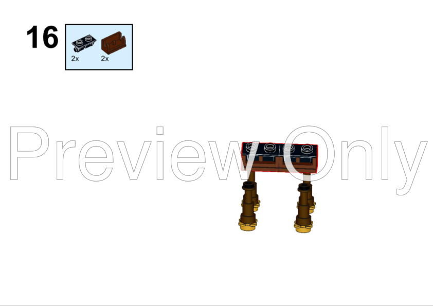 LEGO MOC Edgar Allan Poe's Study by whataslacker Rebrickable Build