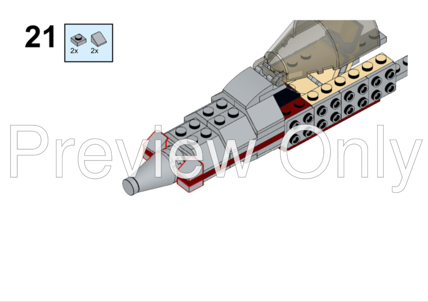 LEGO MOC Heavy Stout Jet by omom78904567 | Rebrickable - Build with LEGO