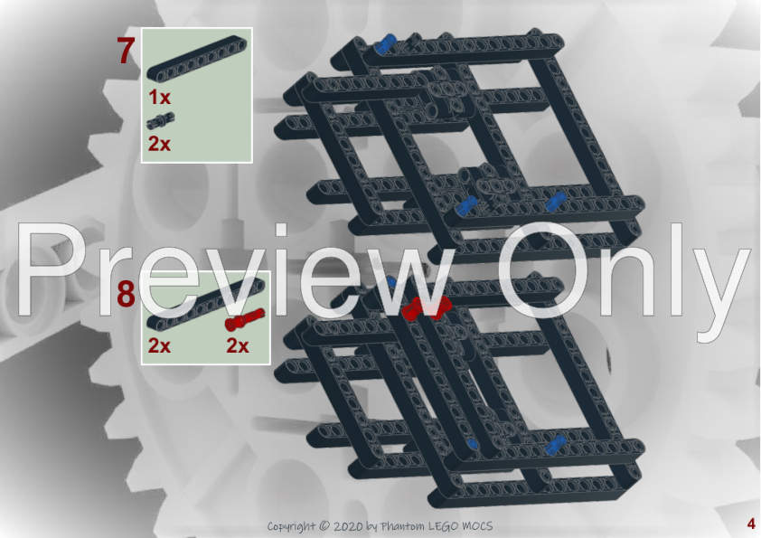 LEGO MOC Phantom Gearbox by Phantom LEGO MOCS Rebrickable Build