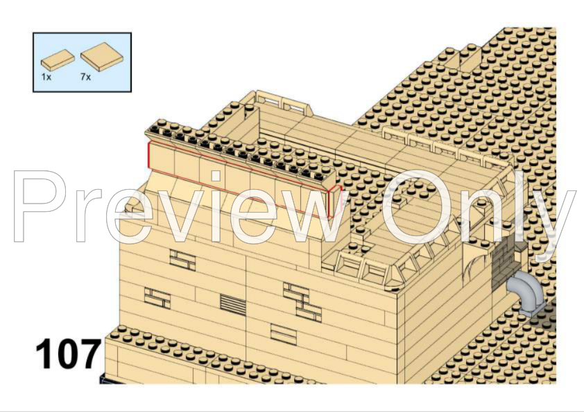 LEGO MOC LEGO MOC SW Tatooine Mos Eisley Cantina | PDF instructions PARTS) by | Rebrickable - Build with LEGO