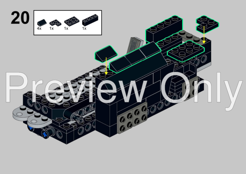 ヤモマーク Todd Robertson カスタム2体セット 完全ワンオフ品 LEGO MOC-53695 RC Ватмап Tumbler 76023 ☆Motorized Batmobile from