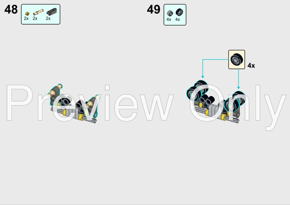 LEGO MOC Concrete Mixer Trailer for Mack Anthem (42078) by l1anchu