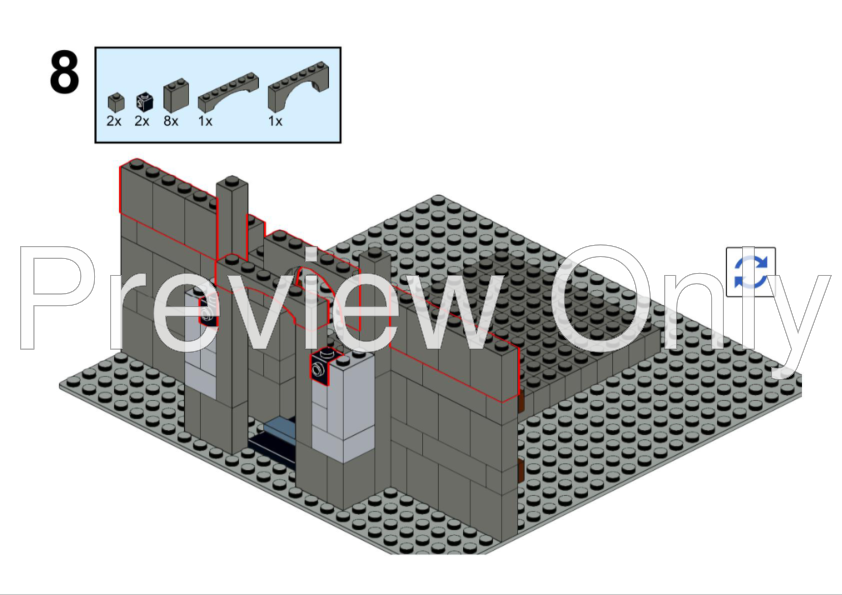 LEGO MOC SW Death Star Trash Compactor by StephenB76 Rebrickable