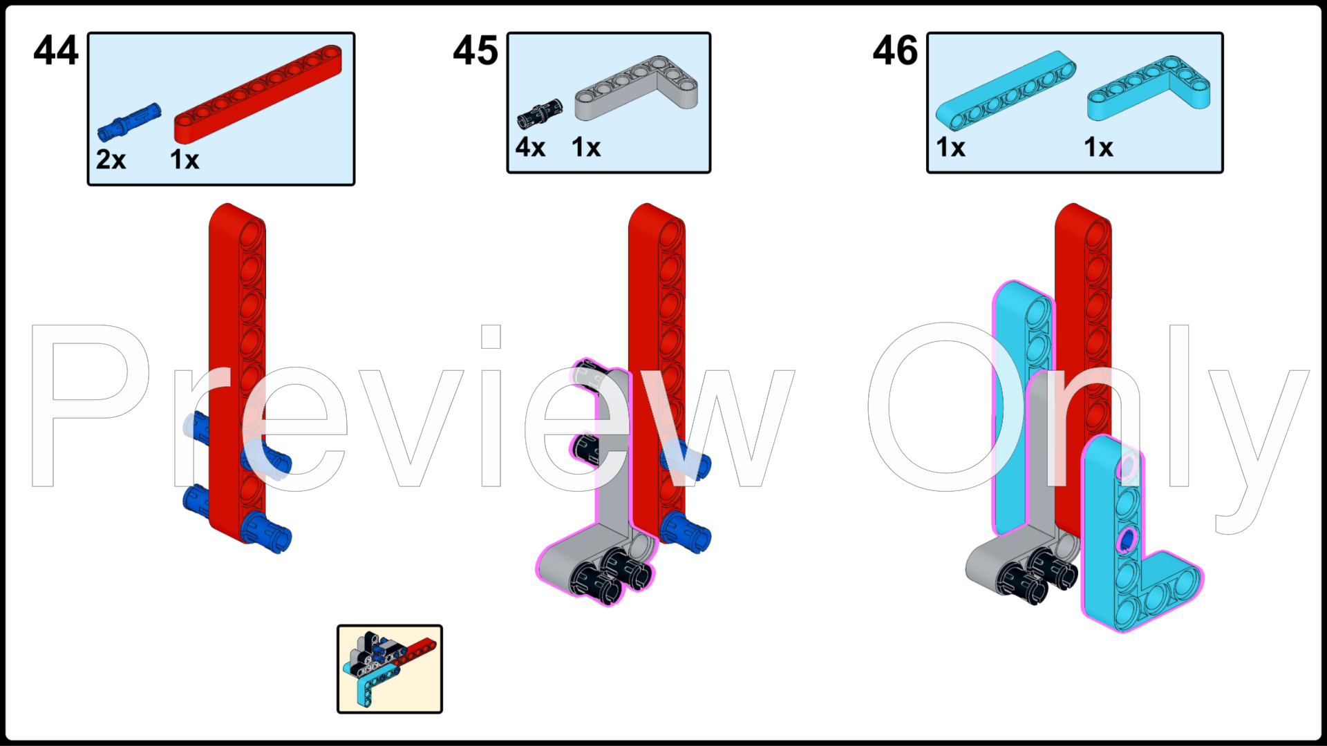 LEGO MOC 2in1 V6 Pullback Drag Car 42106C model by kostq