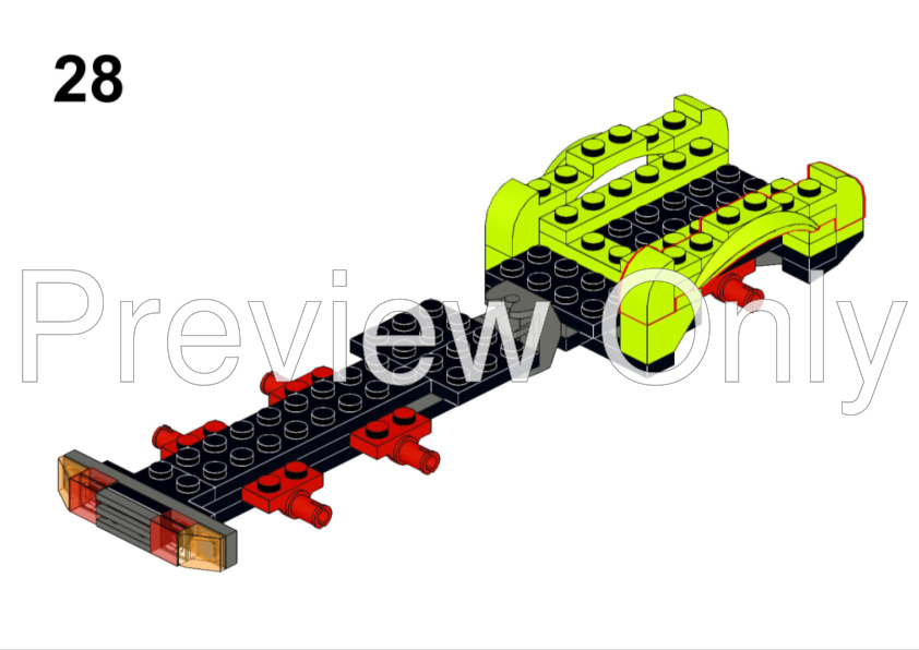 LEGO MOC Heavy Duty Log Carrier by HaulingBricks | Rebrickable - Build ...