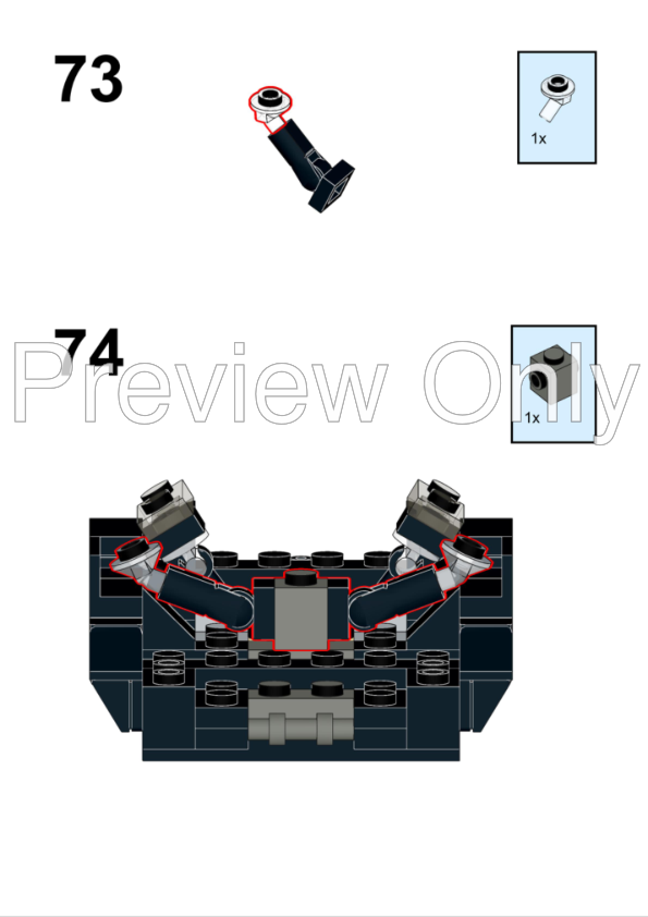 LEGO MOC Lamborghini Countach Speed Champions 8 stud wide