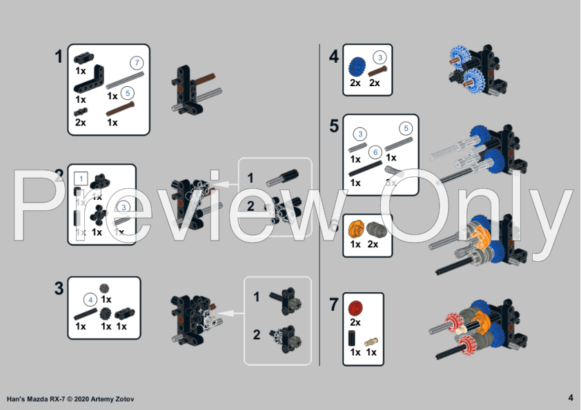 La Mazda RX-7 VeilSide de Fast and Furious est disponible en Lego !