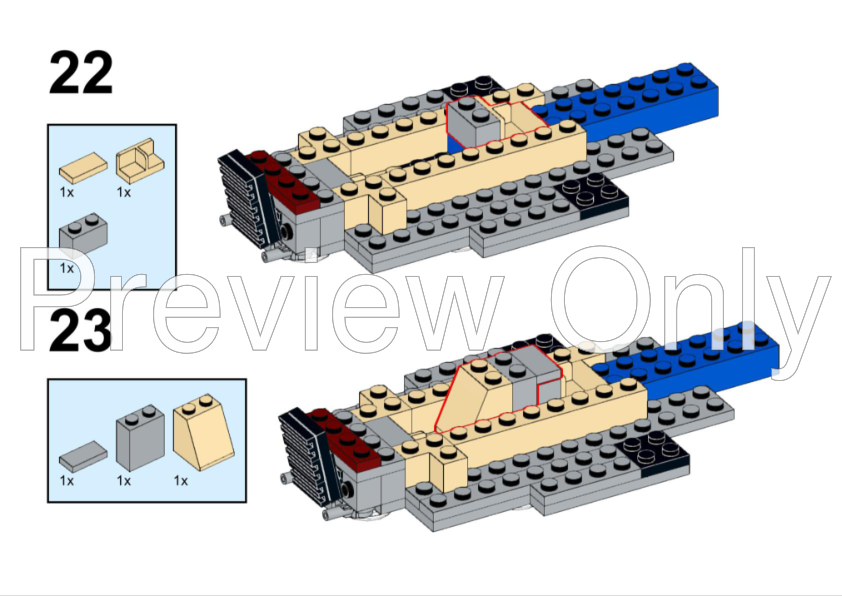 MOC-110435 Space Wars AAC-1 Speeder Tank