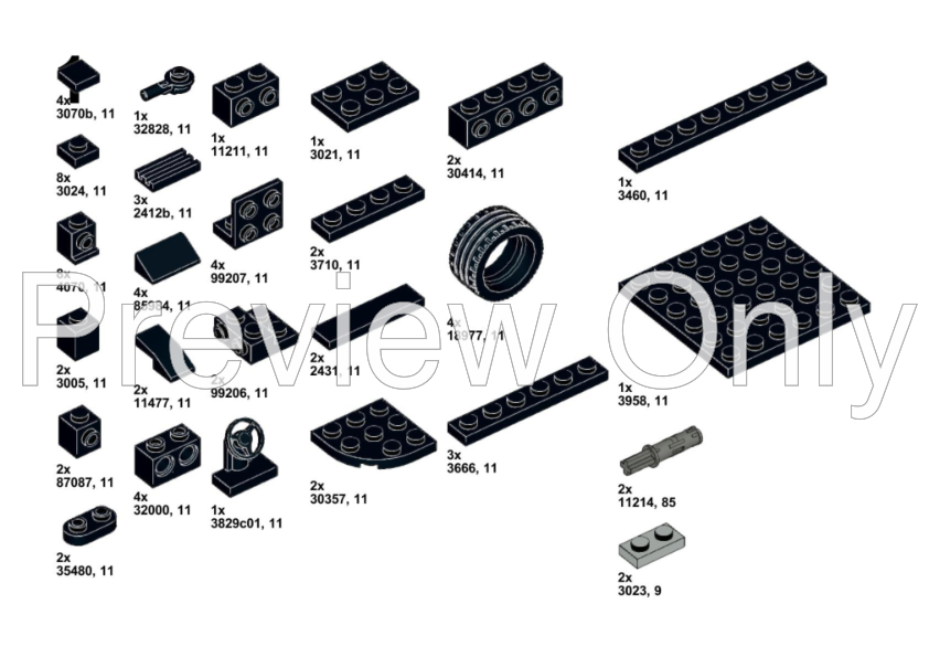 LEGO MOC Porsche 911 turbo3.0 converting 75895 to 8 studs wide by ...