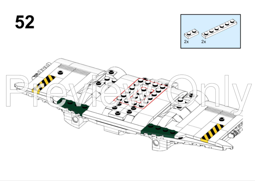 LEGO MOC assault starfighter / SW Legends / PDF-instructions green) by Hedu88 | Rebrickable - Build with LEGO