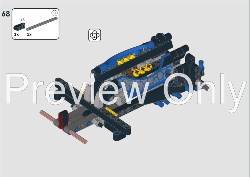 LEGO MOC-61844 42123 - Formula 1 car by Dadudi_Technic_Creations