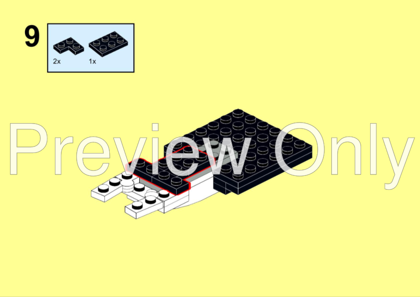 LEGO MOC Clone Z95 Headhunter by monkgyatso Rebrickable Build with