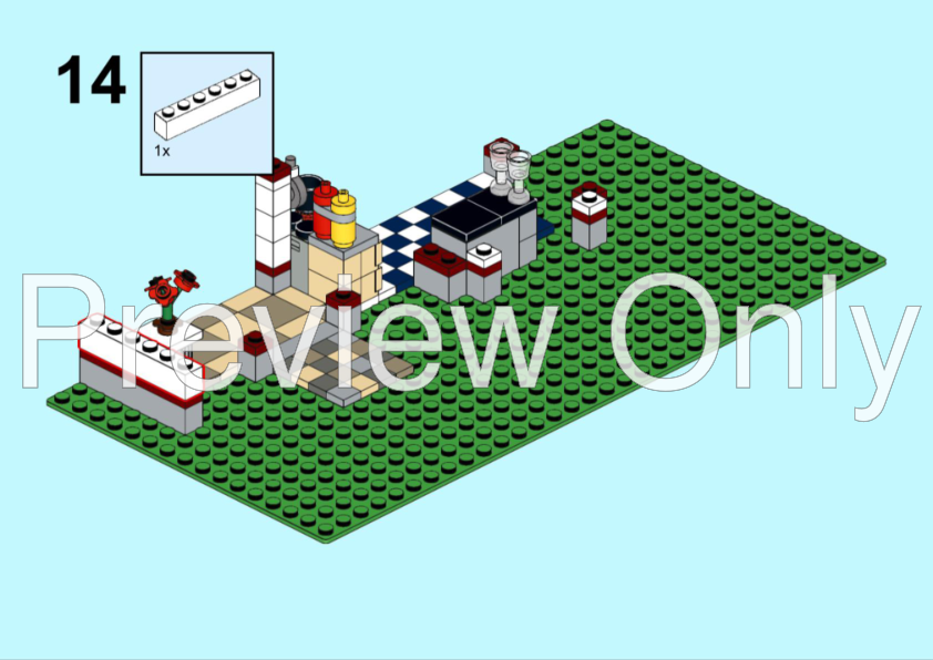 LEGO MOC Breezeway Cafe Redux by MICHAEL1 Rebrickable Build