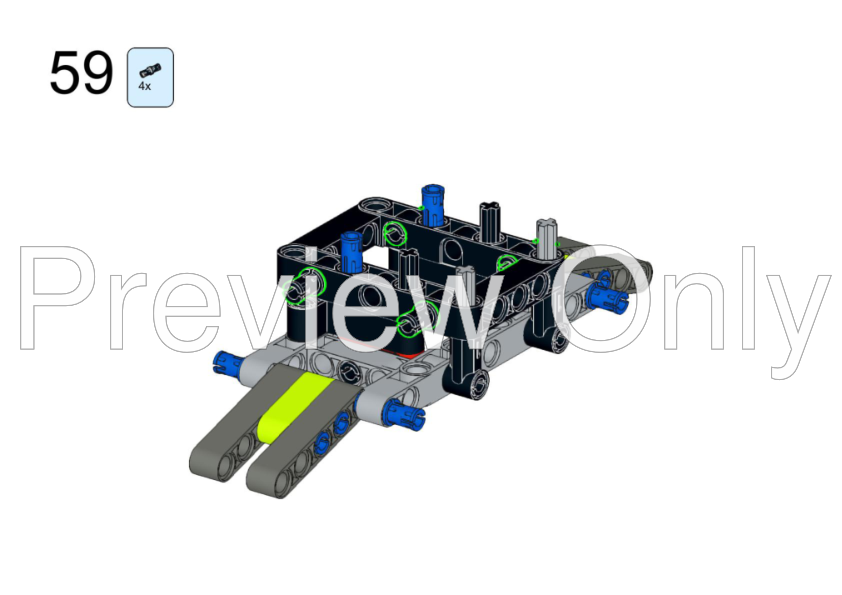 LEGO MOC 42099 C model 'Quadro' by gyenesvi