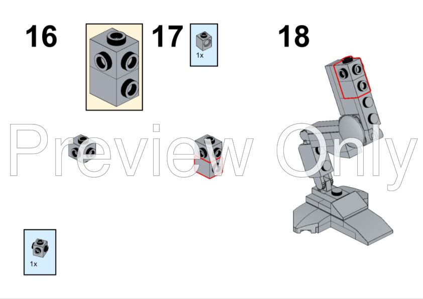 LEGO MOC Droid STAP - Single Trooper Aerial Platform by The_Minikit_Guy