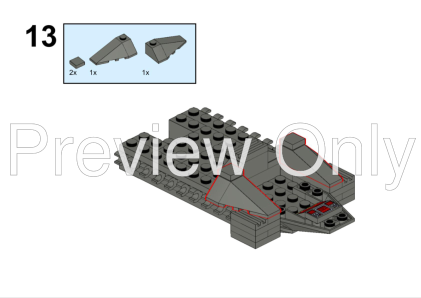 Lego Moc Stargate F 302 Fighter Minifig Scale By Daghmarkodd Rebrickable Build With Lego