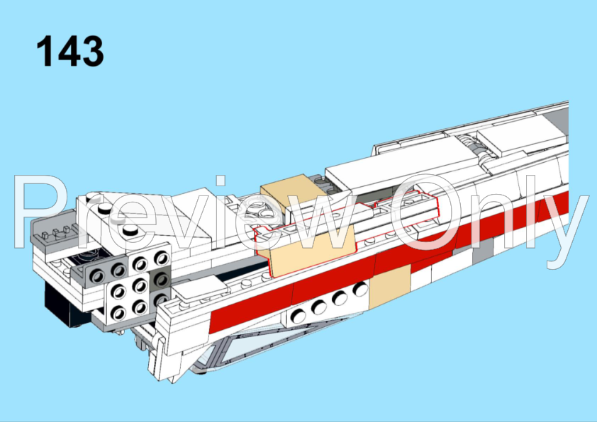 LEGO MOC-63672 T-65 x wing Starfighter by Fukusaku | Rebrickable