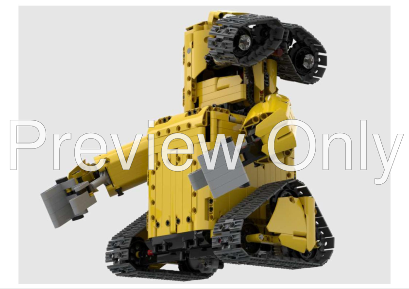 Lego Moc Robot Wall E By Don Santos Rebrickable Build With Lego